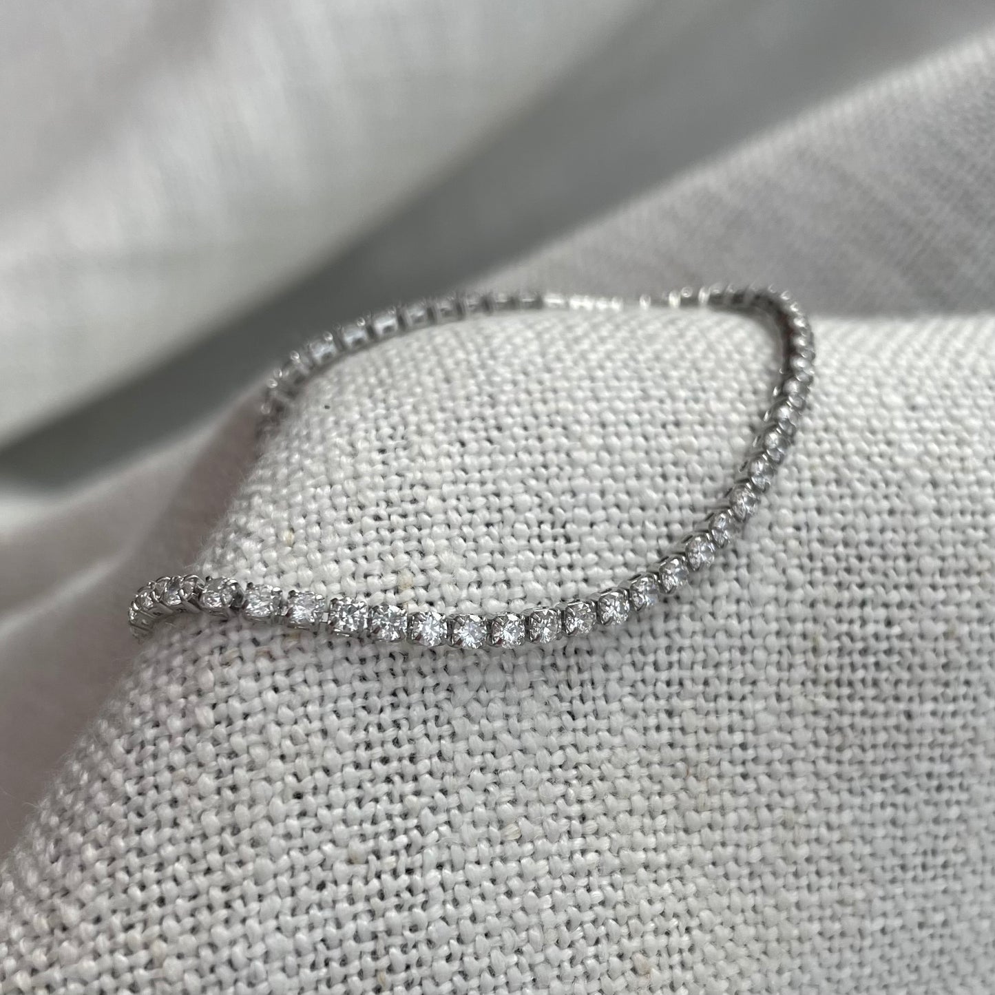 Dazzle 2mm Tennis Armband silfur