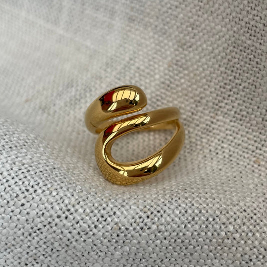 Panta Rhei Ring gold