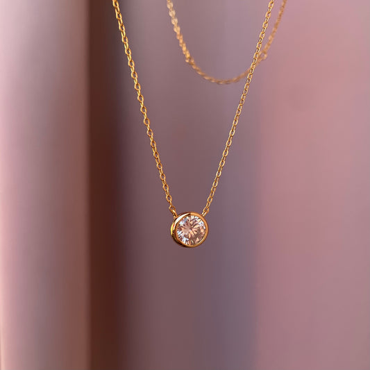 1ct Necklace Bezel