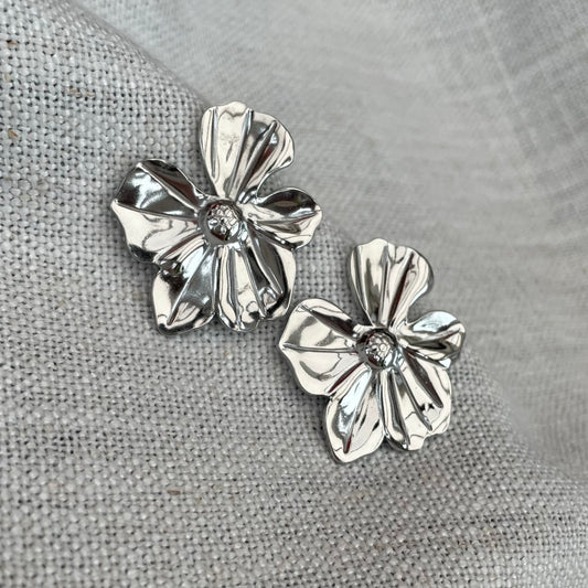 Cherry Blossom Studs silver