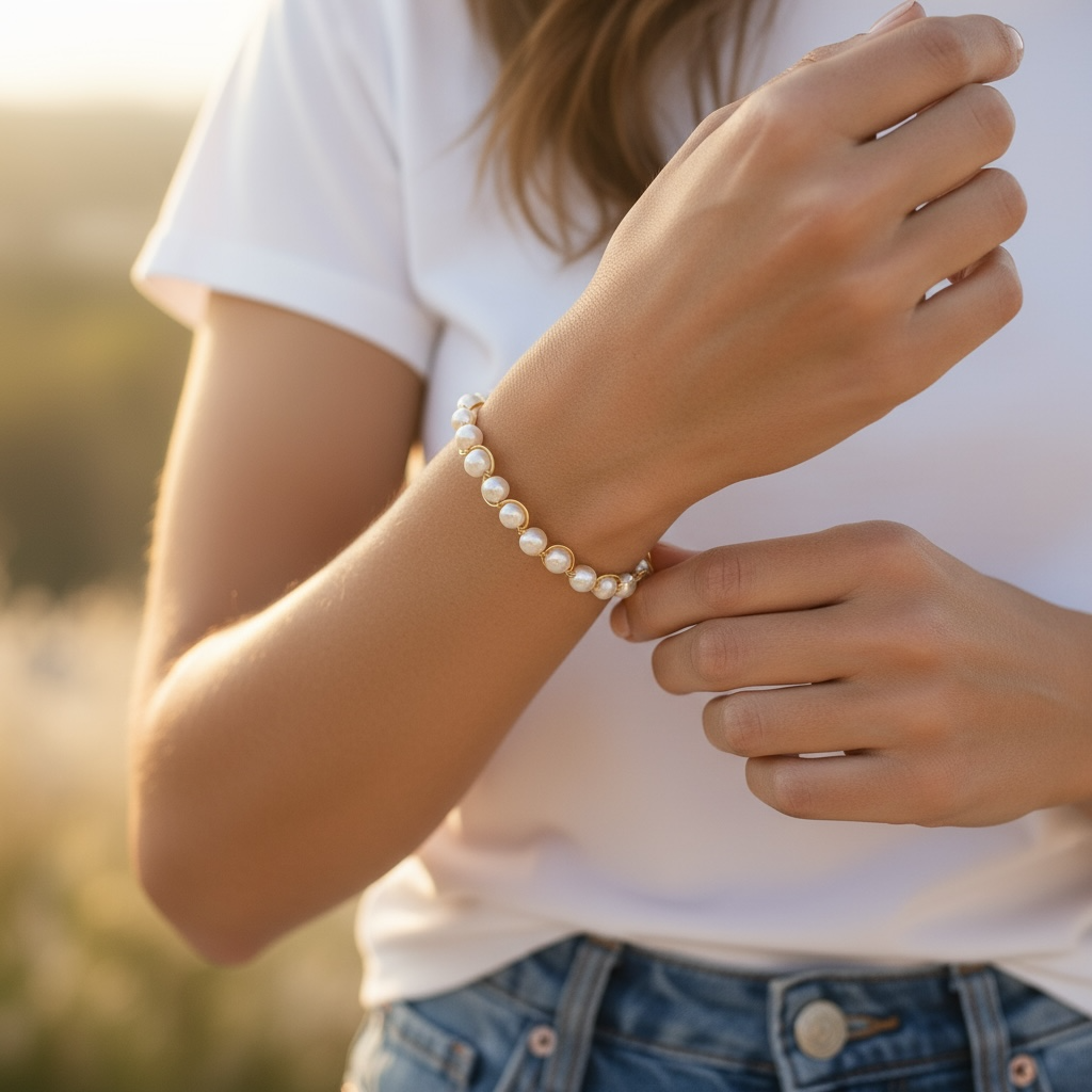 Hera Pearl Bracelet