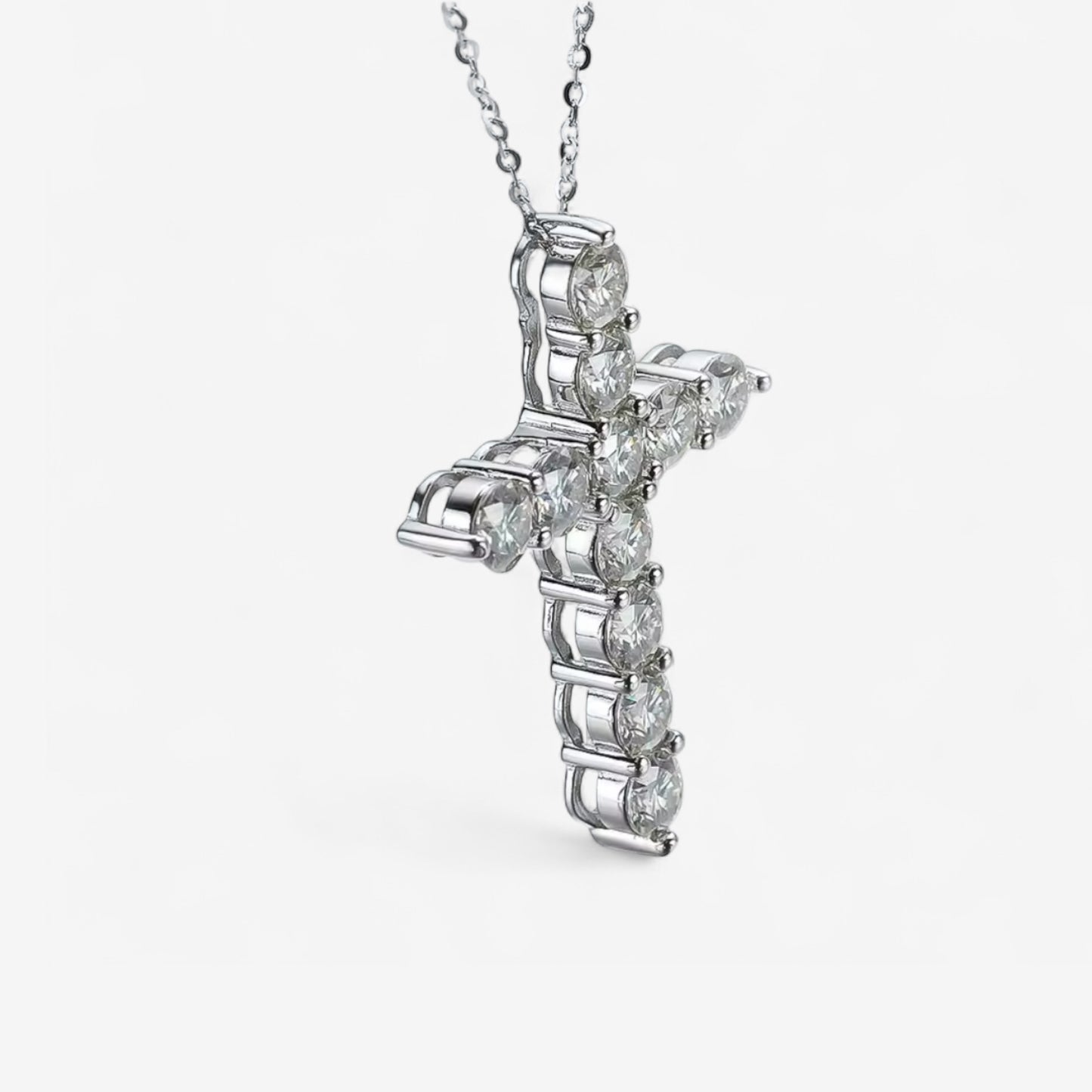 1.1ct Classic Cross Necklace