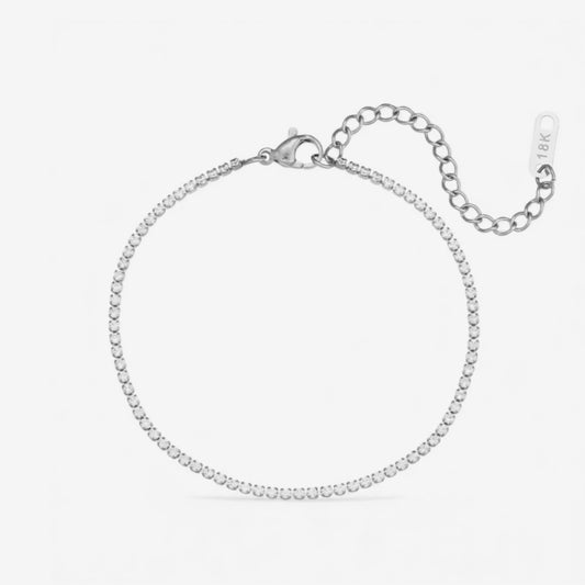 Dazzle 2mm Tennis Armband silfur