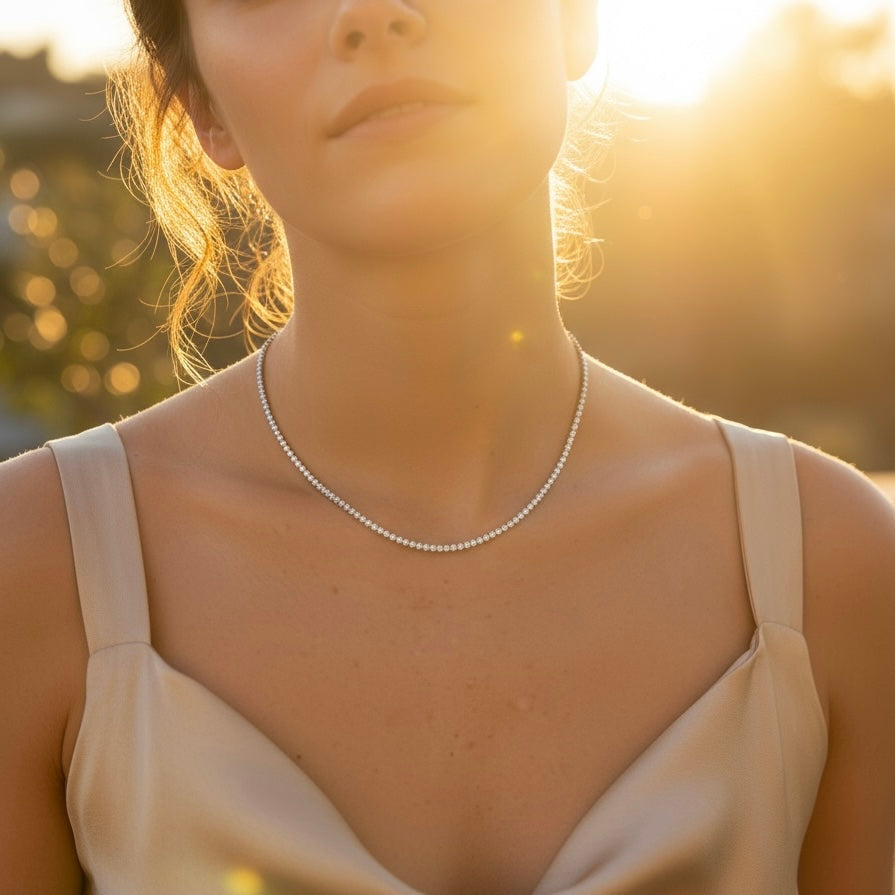 Dazzle Tennis Necklace