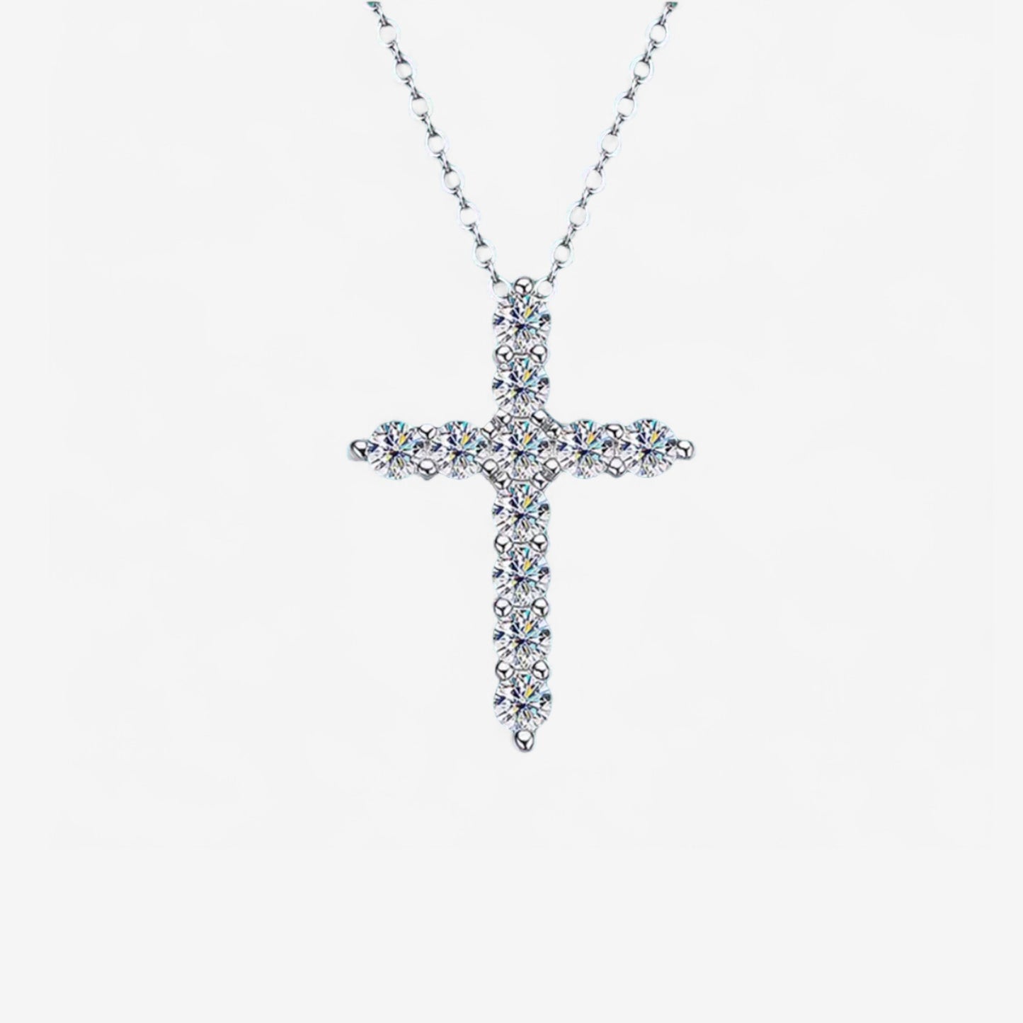 1.1ct Classic Cross Necklace