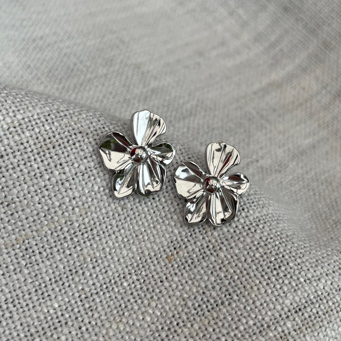 Cherry Blossom Studs silver