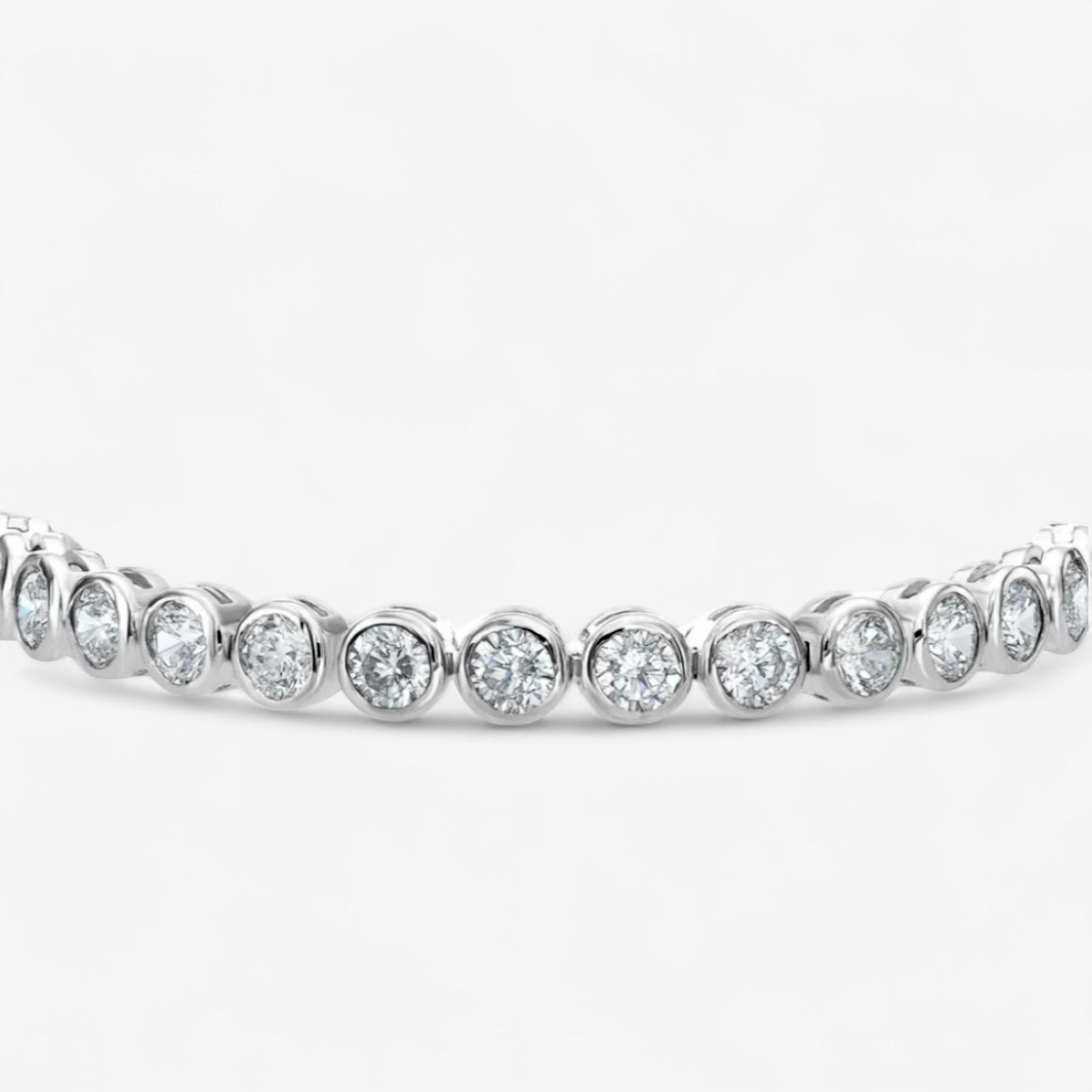 4mm Bezel Tennis Bracelet