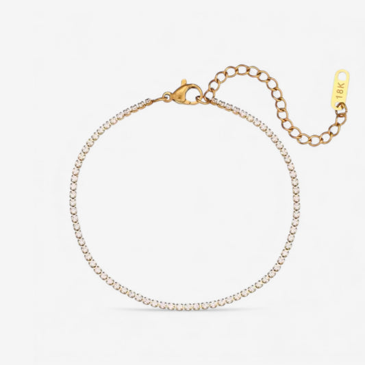 Dazzle 2mm Tennis Armband gull